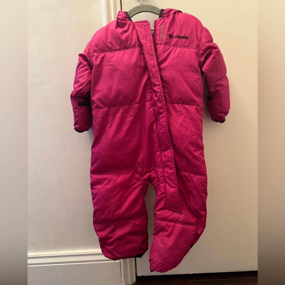 Columbia Pink and Brown Infant Snowsuit